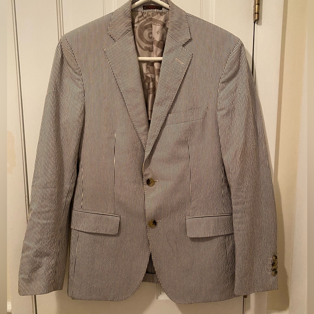Etro Seersucker Sports Coat
